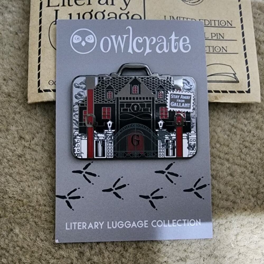 Owlcrate Literary Luggage Gallant Pin Series 1 #10 of 12